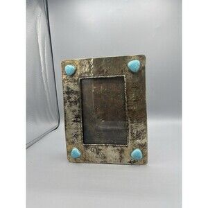 Alexander Rustic Silver 4x6 Stamped Frame
